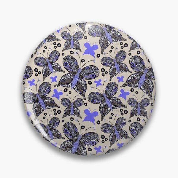 Item preview, Butterfly Intricacies – Indigo designed and sold by Cat Coquillette.