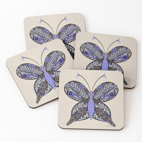 Item preview, Butterfly Intricacies – Indigo designed and sold by Cat Coquillette.