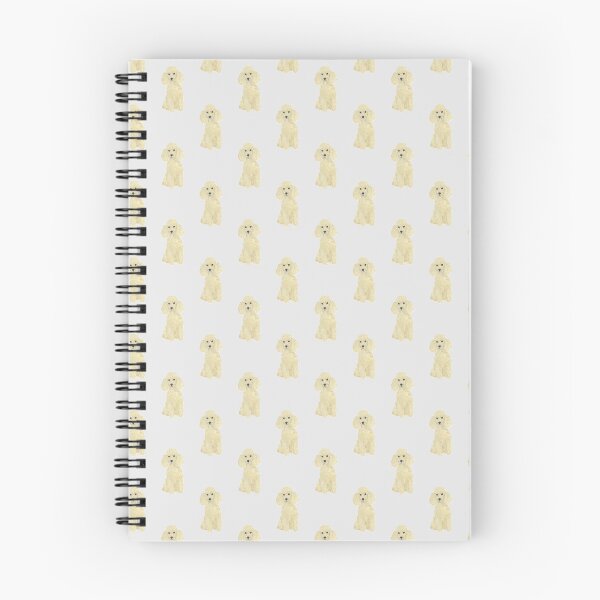 Artikelvorschau, Poodle (Blonde Golden Tan) Pattern entworfen und verkauft von PrintsPrincess.