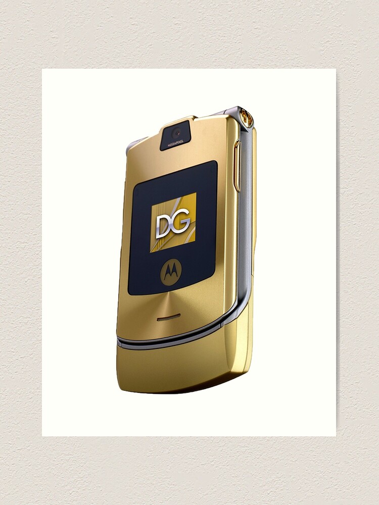 Motorola Razr: gold 