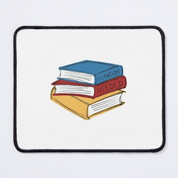 Citation Needed - Colorful Books Mouse Pad
