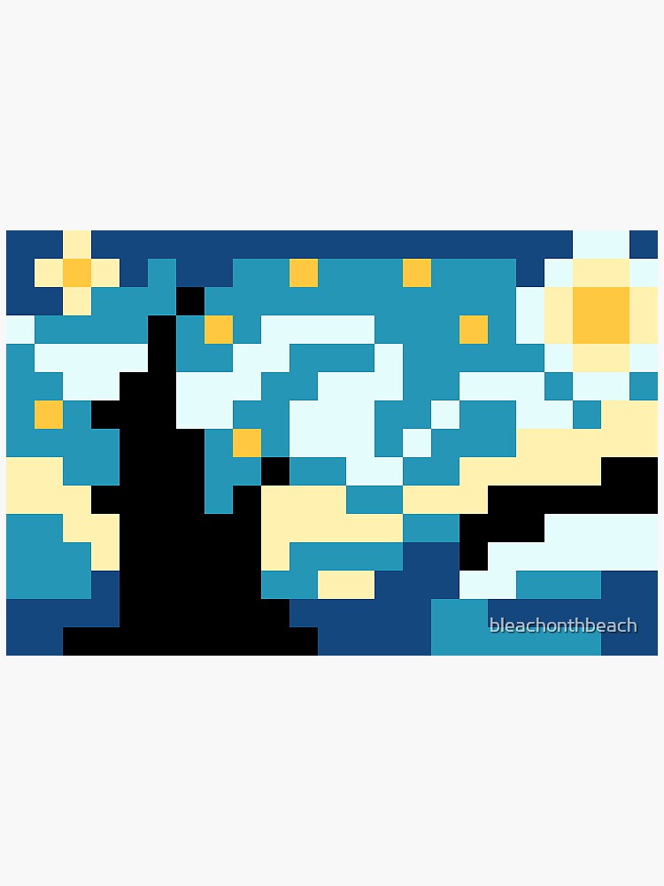 Starry Night Mini Pixel Art