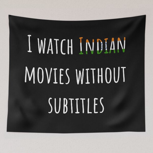 Item preview, I watch Indian movies without subtitles designed and sold by AnnaRuz.