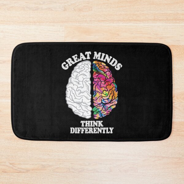 Item preview, Great Minds Think Differently - Analytic Creative Brain Left Right designed and sold by TheInkElephant.