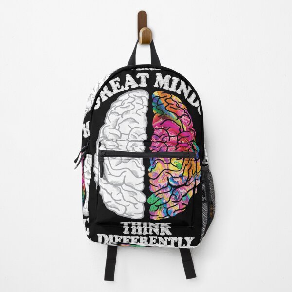 Item preview, Great Minds Think Differently - Analytic Creative Brain Left Right designed and sold by TheInkElephant.