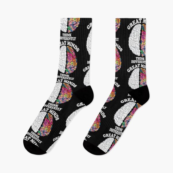 Item preview, Great Minds Think Differently - Analytic Creative Brain Left Right designed and sold by TheInkElephant.