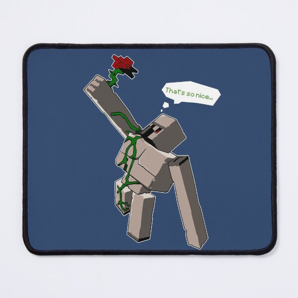 Item preview, Iron Golem admiring Flower designed and sold by ddkart.