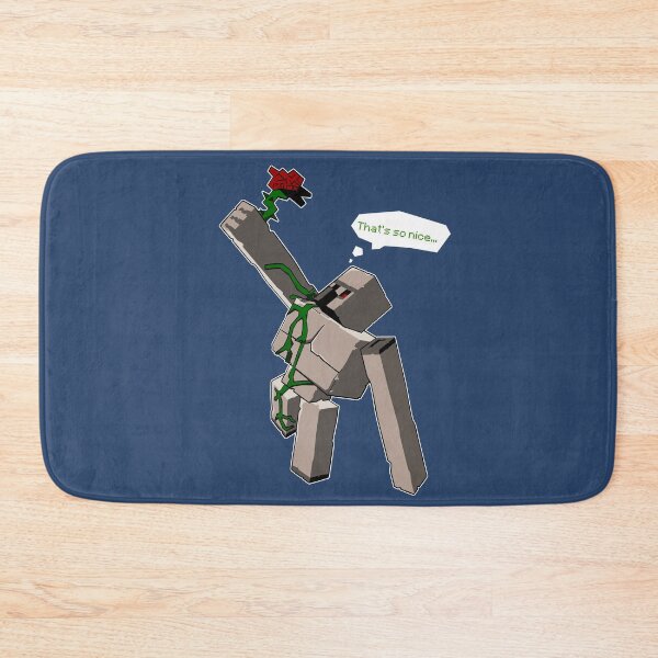 Item preview, Iron Golem admiring Flower designed and sold by ddkart.