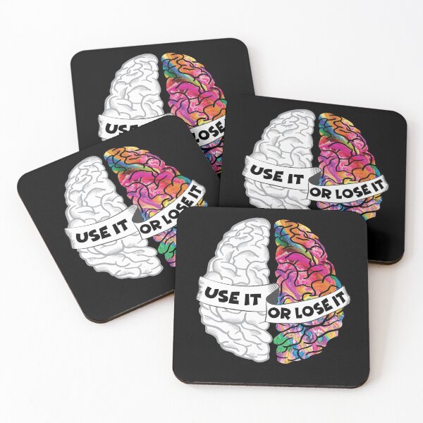 Item preview, Use It Or Lose It - Analytic Creative Brain Left Right designed and sold by TheInkElephant.