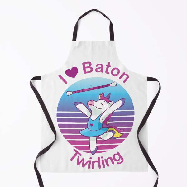Item preview, Dancing Unicorn - I Love Baton Twirling designed and sold by Sankt-Josephine.