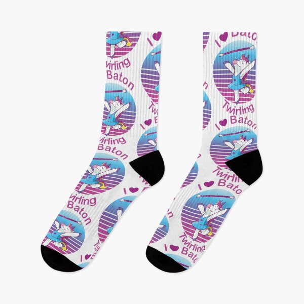 Item preview, Dancing Unicorn - I Love Baton Twirling designed and sold by Sankt-Josephine.