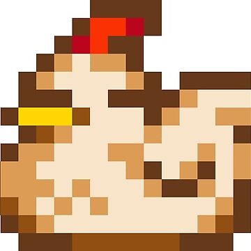 Aperçu de l'œuvre Poulet endormi de Stardew Valley de bleachonthbeach