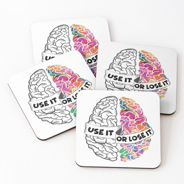 Item preview, Use It Or Lose It - Analytic Creative Brain Left Right designed and sold by TheInkElephant.