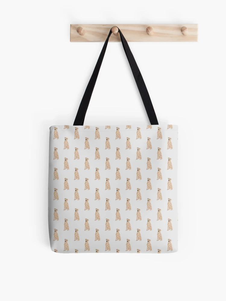 Thumbnail 1 of 2, Tote Bag, Rhodesian Ridgeback Pattern designed and sold by PrintsPrincess.