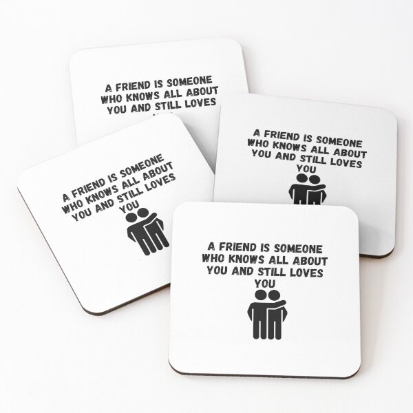 Item preview, A friend is someone who knows all about you and still loves you designed and sold by jinif.