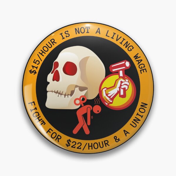 Item preview, $15/hour is Not a Living Wage designed and sold by EcliptaDesign.