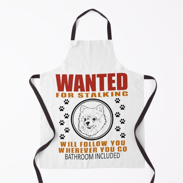Item preview, Personal Stalker Dog Wanted For Stalking Funny Pomeranian designed and sold by TKsTees.
