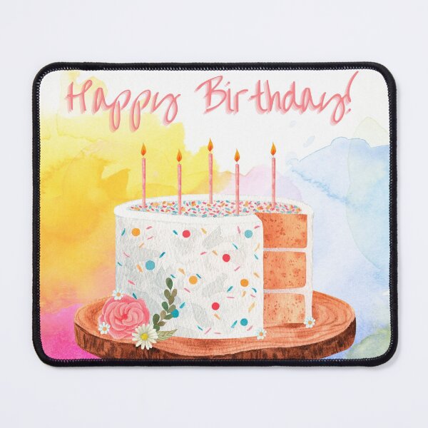 Item preview, Watercolor Birthday Cake! designed and sold by Lylabean22.