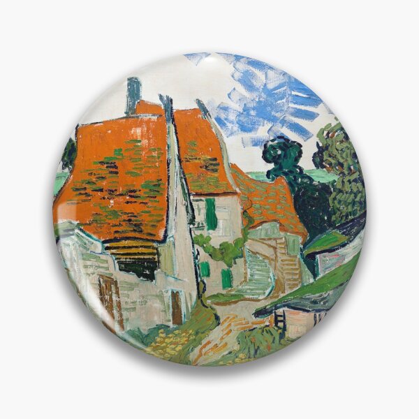 Item preview, Impressionist Painting Street in Auvers-sur-Oise (1890) By Vincent Van Gogh designed and sold by Designedbysm.