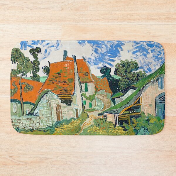 Item preview, Impressionist Painting Street in Auvers-sur-Oise (1890) By Vincent Van Gogh designed and sold by Designedbysm.
