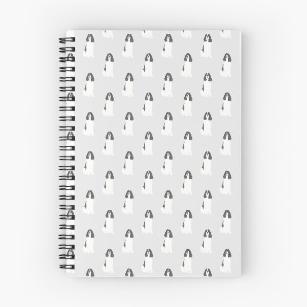 Item preview, English Springer Spaniel (Black & White) Pattern designed and sold by PrintsPrincess.