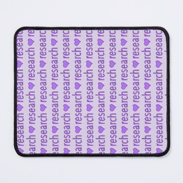 Research Heart (Purple) Mouse Pad