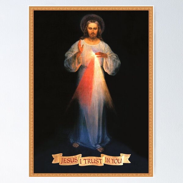 Item preview, The Divine Mercy, Jesus I trust in You, Saint Faustina, Divine Mercy designed and sold by AMDG Line.
