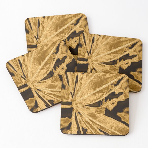 Item preview, Elegant lupine leaf - golden designed and sold by SulkaCreative.