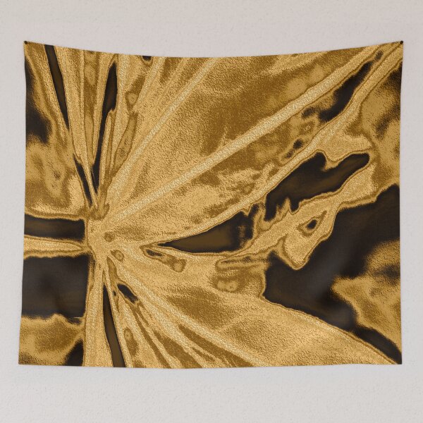 Item preview, Elegant lupine leaf - golden designed and sold by SulkaCreative.