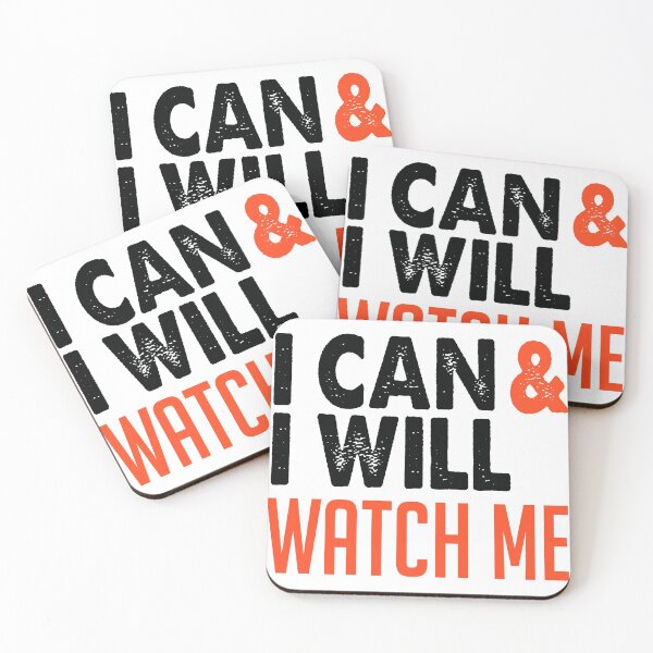 Item preview, I can & I will, watch me! designed and sold by TheBFStore.
