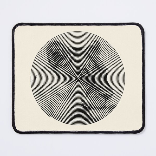 Item preview, Lioness Face Close-up in Spiroglyphic Style Spiral Circles designed and sold by Scotch Macaskill.