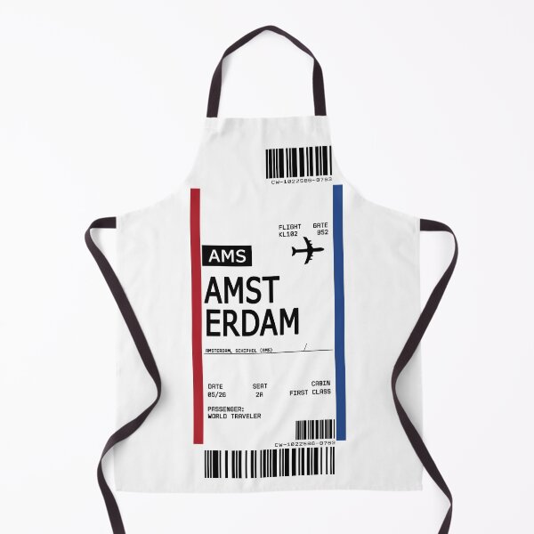 Item preview, First Class Ticket Boarding Pass Amsterdam designed and sold by TimelessChic.