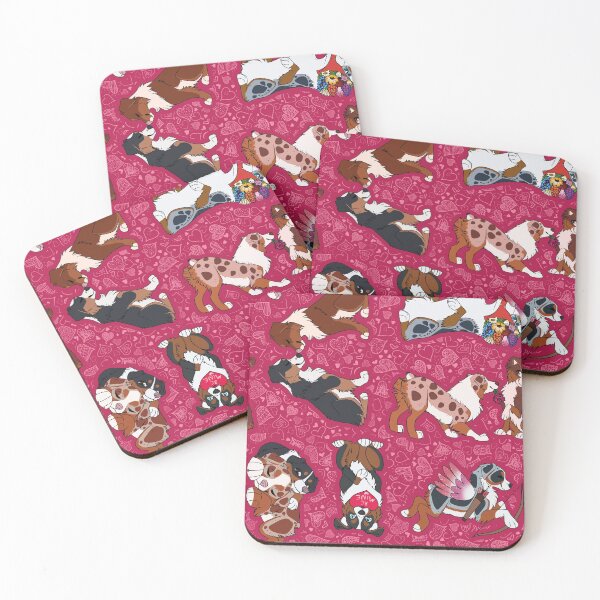 Item preview, Miniature American Shepherd Valentines Pattern designed and sold by StudioFlight.
