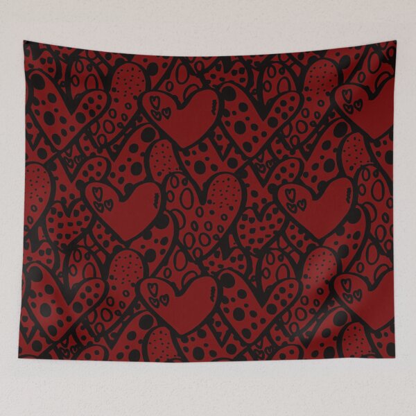Item preview, hearts trendy pattern designed and sold by cutecrazytshirt.