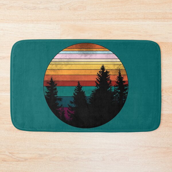 Item preview, Faded Retro Forest Sunset designed and sold by GyngerGarza.