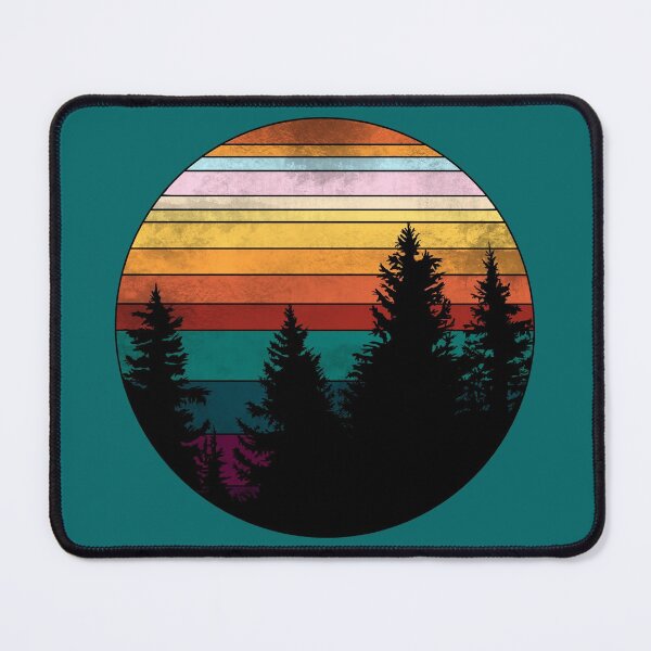 Item preview, Faded Retro Forest Sunset designed and sold by GyngerGarza.