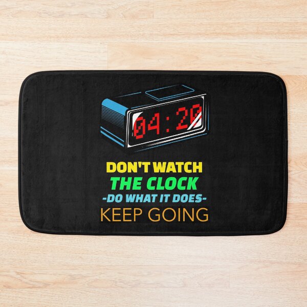Item preview, DON'T WATCH THE CLOCK DO WHAT IT DOES KEEP GOING STICKER designed and sold by SuccessfulVibes.
