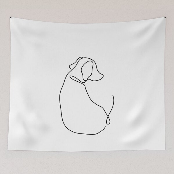 Item preview, One Line Animal - Dog designed and sold by misskholeta.