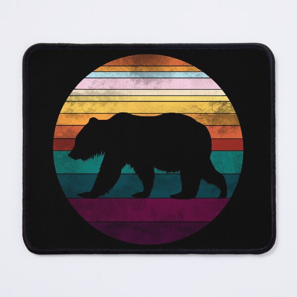 Item preview, Faded Retro Bear Sunset designed and sold by GyngerGarza.