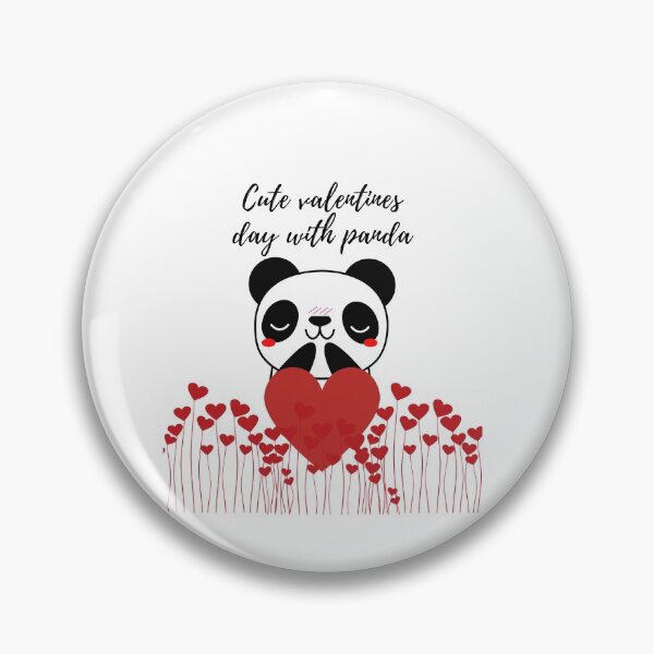 Item preview, Cute valentines day with panda designed and sold by SENMARO100.