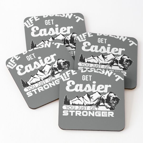 Item preview, Life doesn't get easier, you just get strongger designed and sold by TheBFStore.