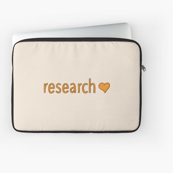 Research Heart (Orange) Laptop Sleeve