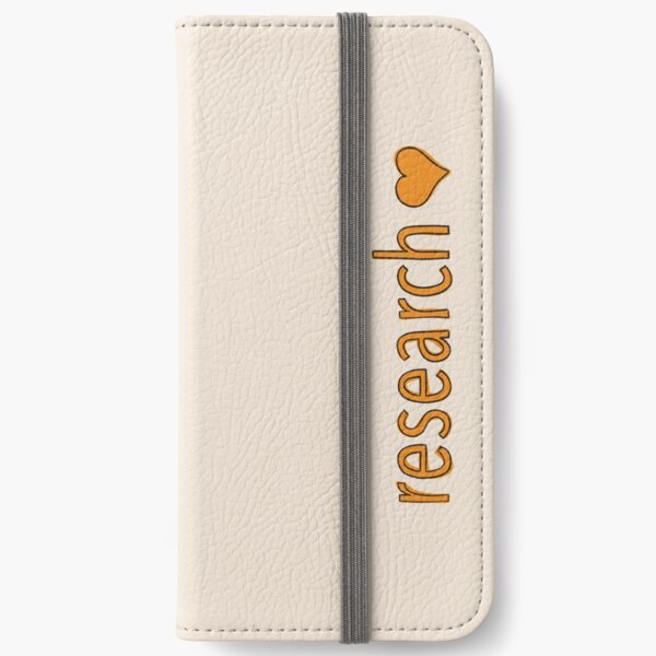 Research Heart (Orange) iPhone Wallet