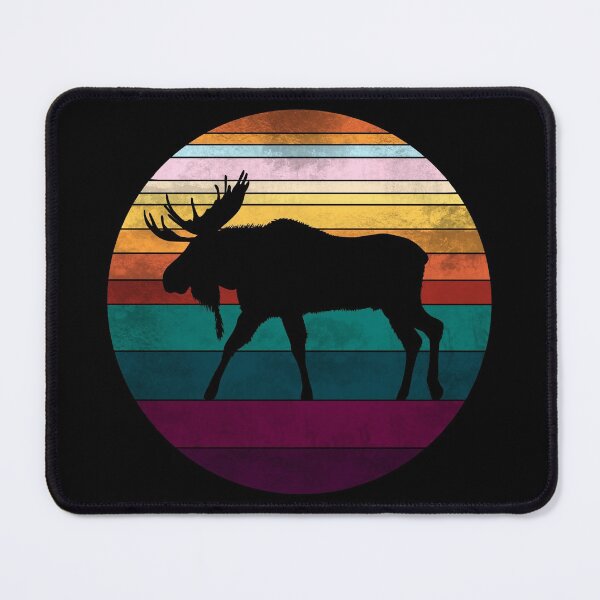 Item preview, Faded Retro Moose Sunset designed and sold by GyngerGarza.