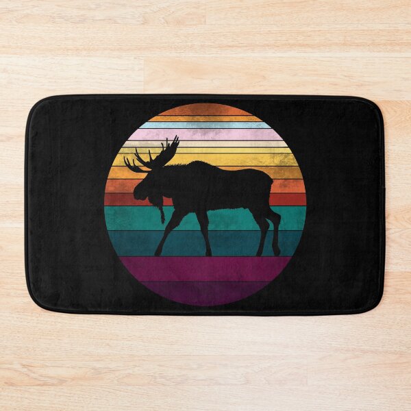 Item preview, Faded Retro Moose Sunset designed and sold by GyngerGarza.