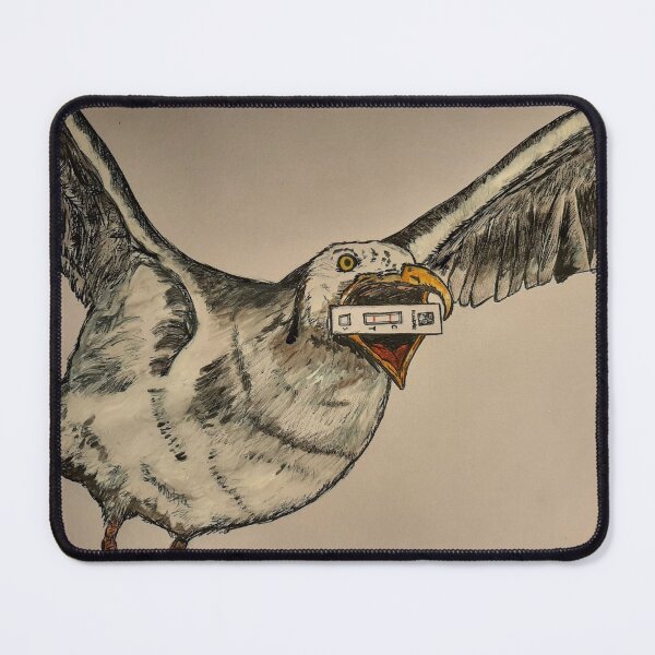 Item preview, Seagull with Covid test /covid19/ coronavirus/ 2021/ lateral flow designed and sold by JoSymondsArt.