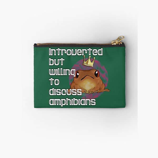Item preview, Introverted but willing to discuss amphibians 3 designed and sold by Furiarossa.
