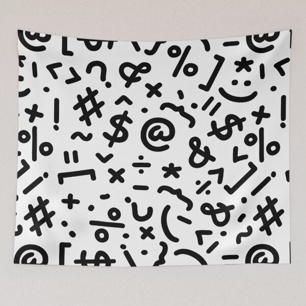 Item preview, Monochrome Randomness Symbol designed and sold by Amilaz.
