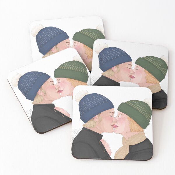 Item preview, Sarah y Holland se besan (sin nieve) designed and sold by Jade Willow.