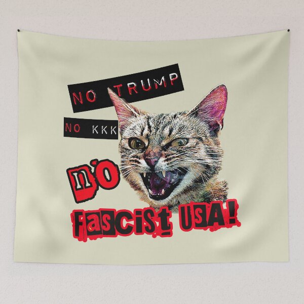 Item preview, No Fascist USA Cat designed and sold by Thelittlelord.